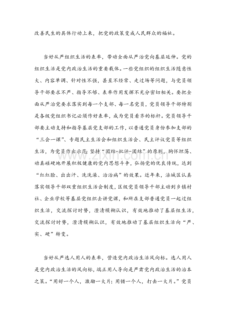 集中治理党内政治生活庸俗化交易化问题研讨发言材料（2份文）.docx_第2页
