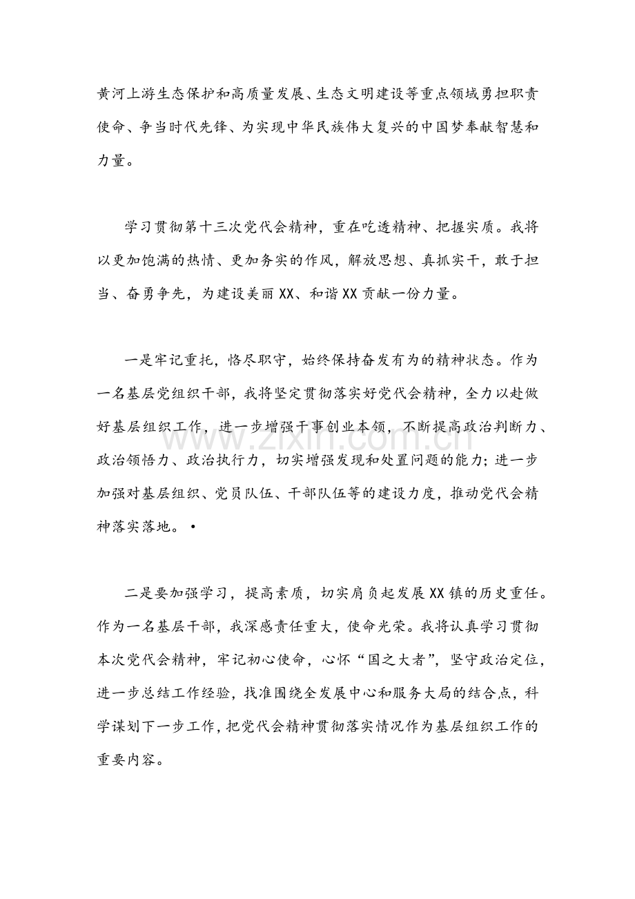 （2篇）2022年贯彻学习宁夏回族自治区第13次党代会精神材料稿.docx_第2页