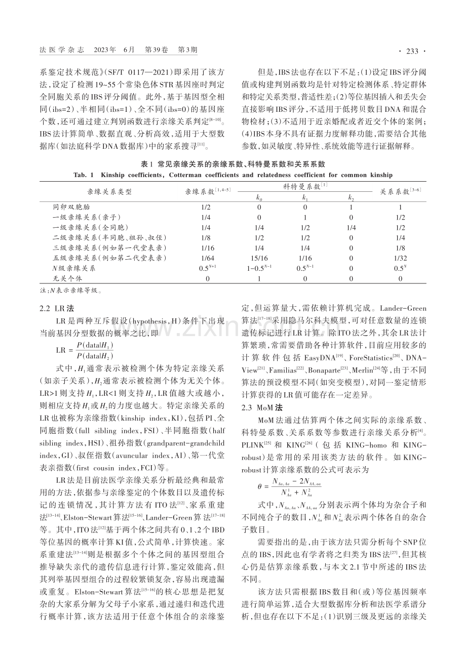 法医学亲缘关系鉴定方法和研究热点_李燃.pdf_第3页
