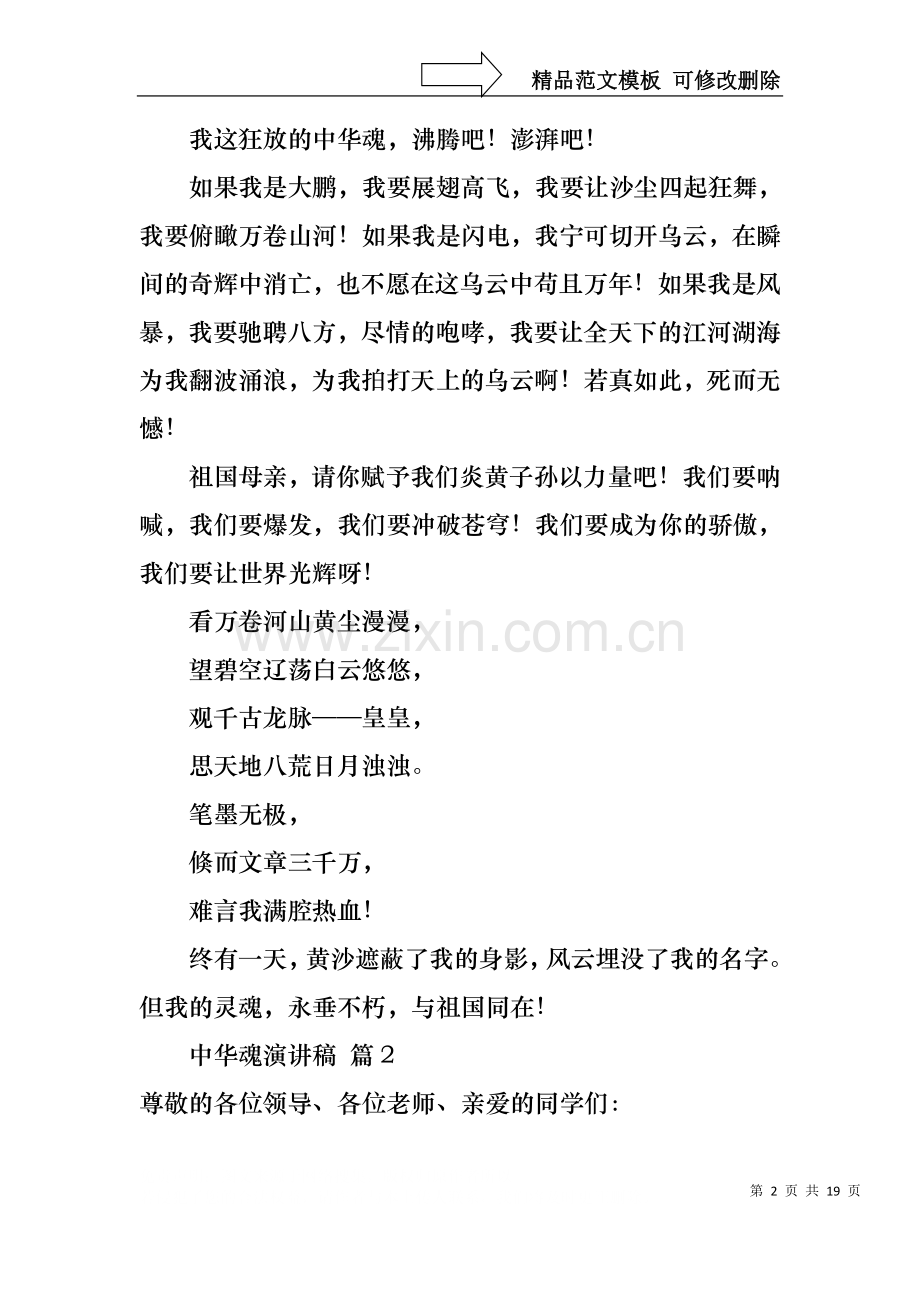 中华魂演讲稿范文汇编九篇2.docx_第2页