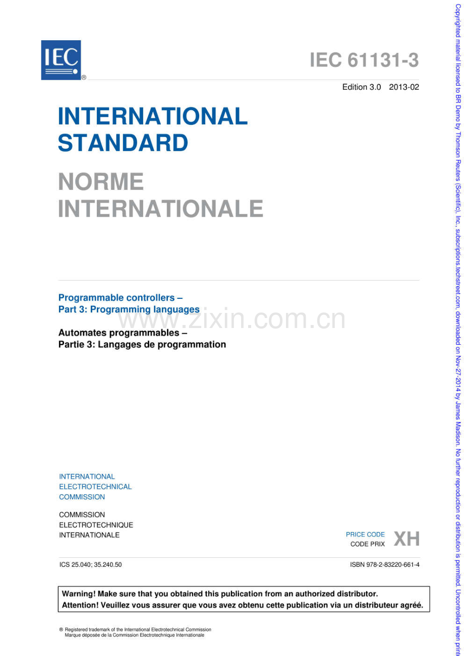 （高清正版） IEC 61131-3-2013.pdf_第2页