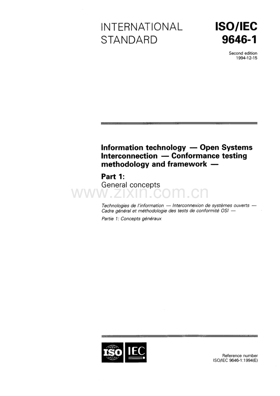 ISO／IEC 9646-1：1994（高清正版）.docx_第1页