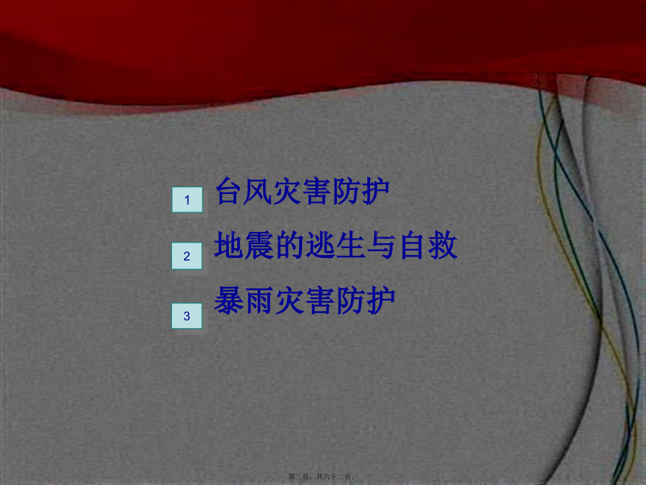 防自然灾害主题班会.ppt_第2页