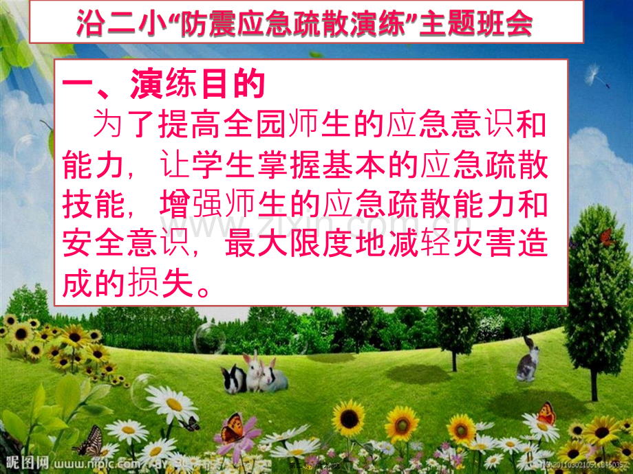 防震应急疏散演练主题班会.ppt_第2页