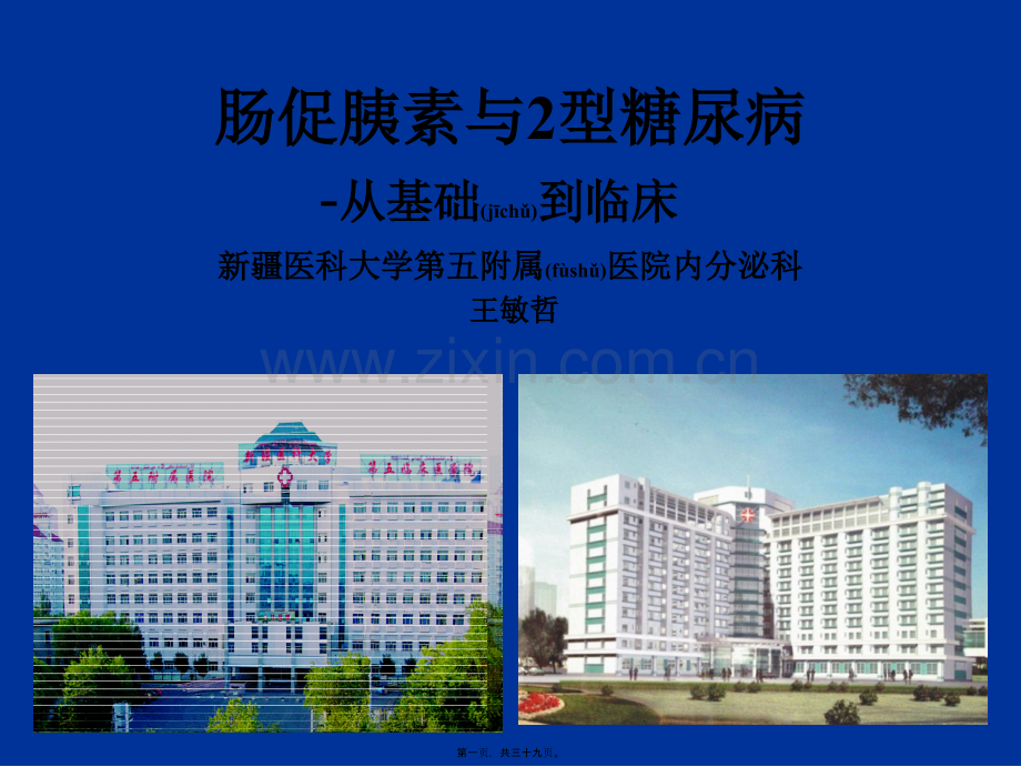 肠促胰素与2型糖尿病.ppt_第1页