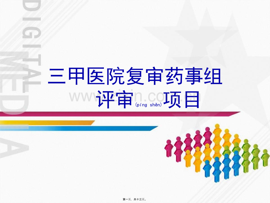 三甲医院复审药事组--评审项目.ppt_第1页