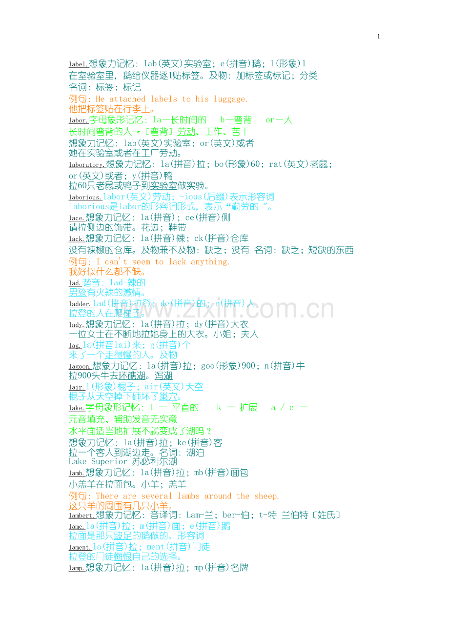 万词右脑光速图形图像记单词-最符合中国人习惯之方法l.docx_第1页