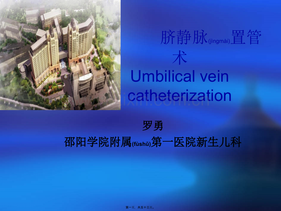 脐静脉置管(罗勇).ppt_第1页