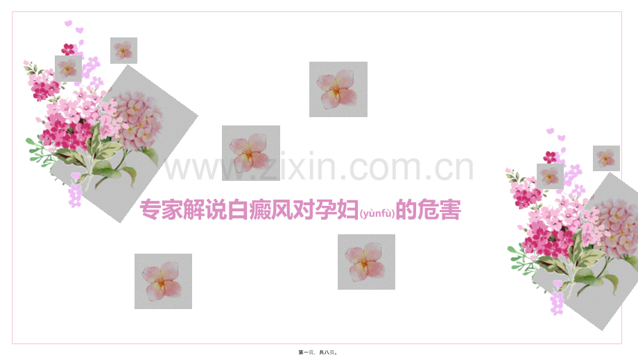专家解说白癜风对孕妇的危害.pptx_第1页