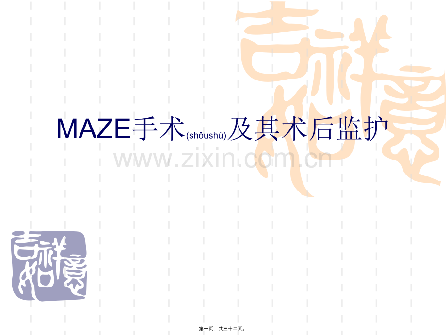 maze手术及其术后监护.ppt_第1页