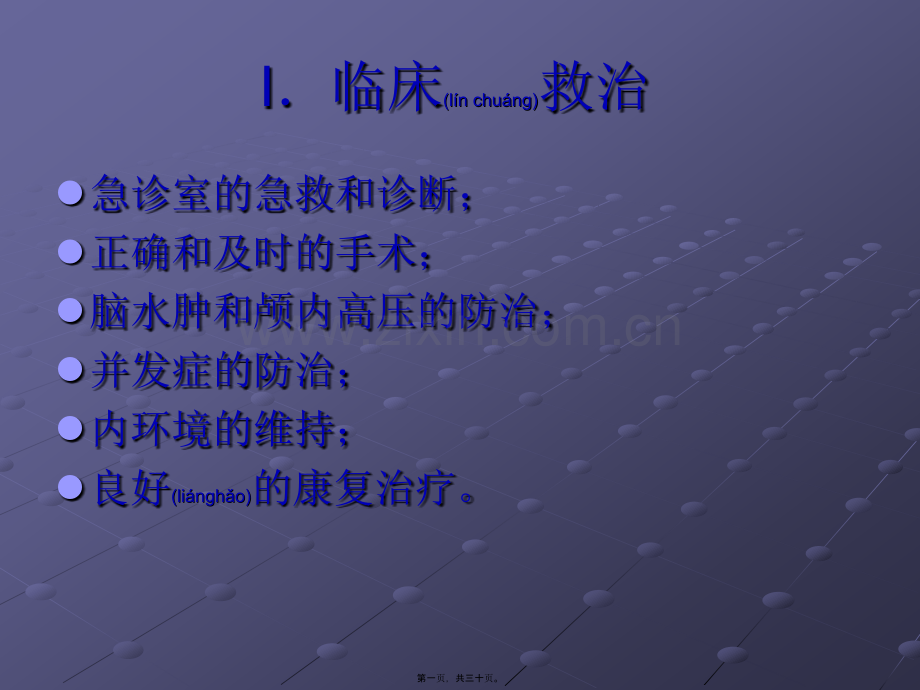 脑外伤的处理原则及进展.ppt_第1页