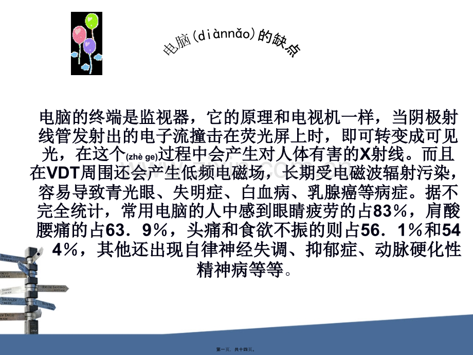 上网时间过长会对人体产生多少危害.ppt_第1页