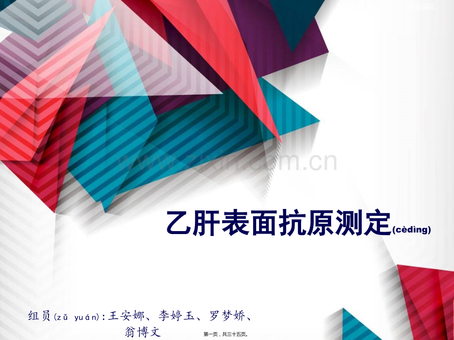 乙肝表面抗原测定.ppt_第1页