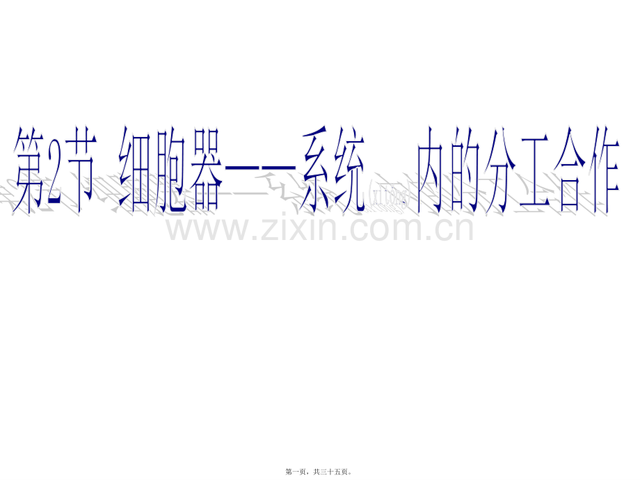 上课《细胞器——系统内的分工合作》.ppt_第1页