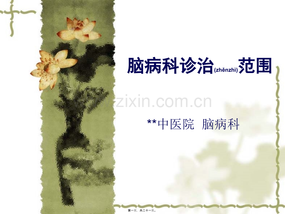 脑病科诊治范围.ppt_第1页