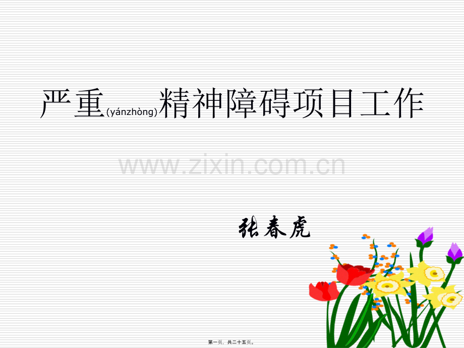 严重精神障碍.ppt_第1页