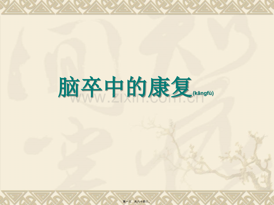 脑卒中的预后与康复.ppt_第1页