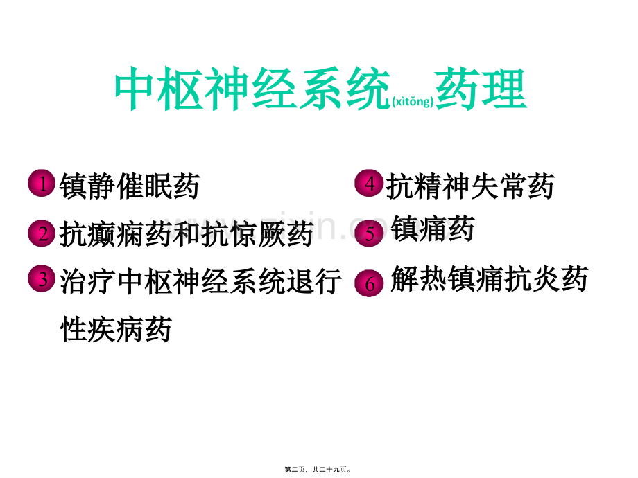 中枢神经系统药理.ppt_第2页