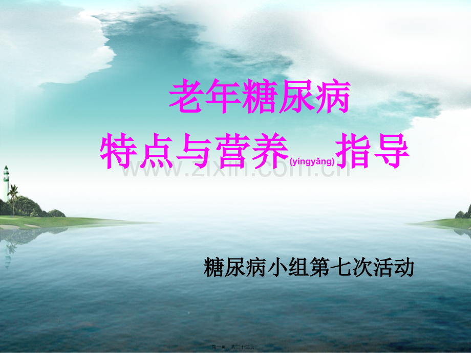 老年糖尿病特点与营养指导.ppt_第1页