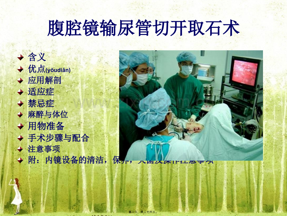 腹腔镜下输尿管切开取石术.ppt_第2页