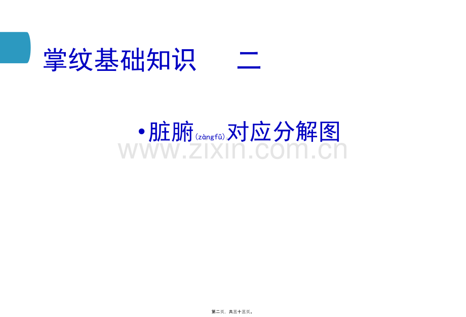 书绢讲掌纹--二--脏腑对应图.pptx_第2页