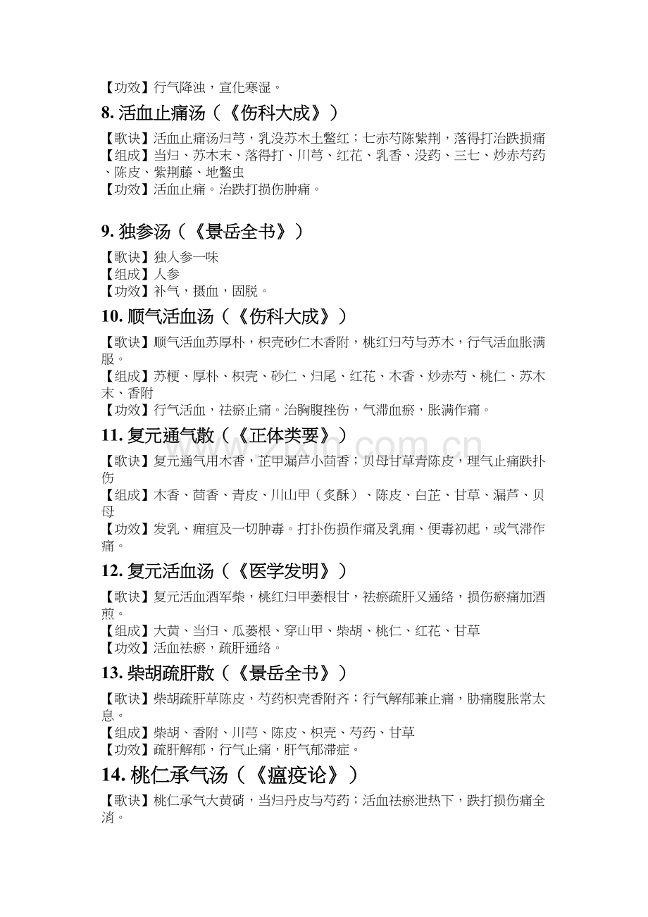 筋伤常用方剂.docx_第2页