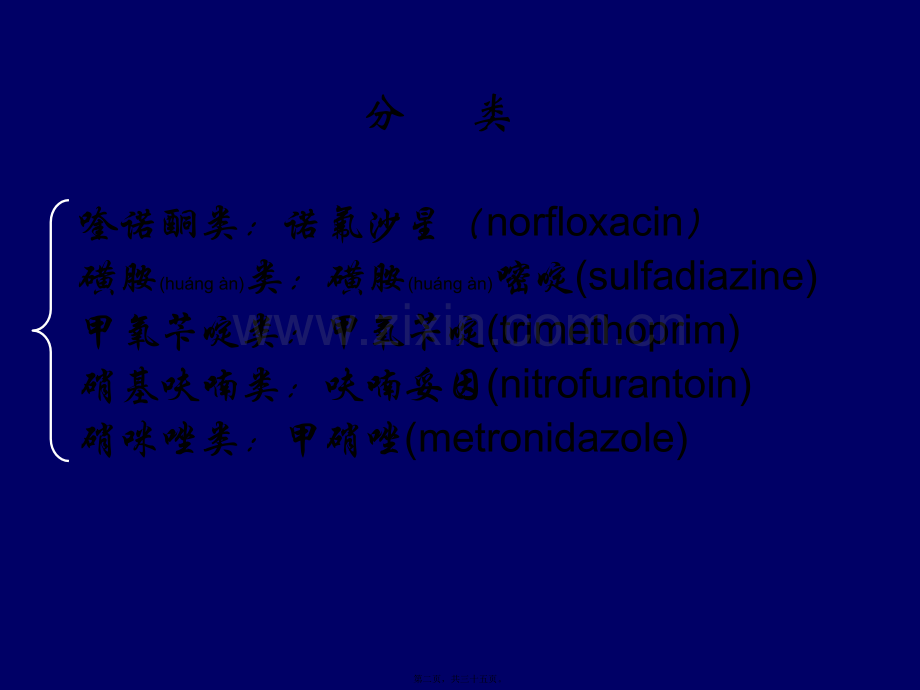 第四十三章人工合成抗菌药.ppt_第2页