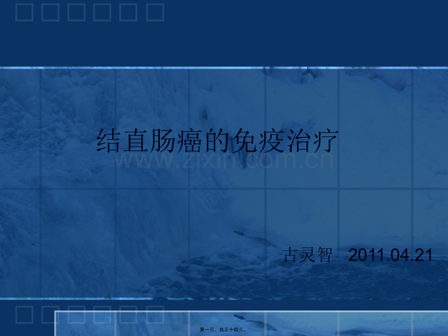 结直肠癌的免疫治.ppt_第1页