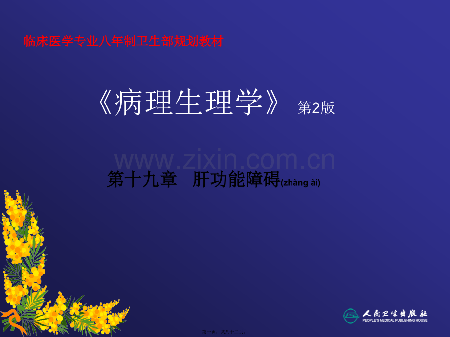 第十九章-肝功能障碍.ppt_第1页