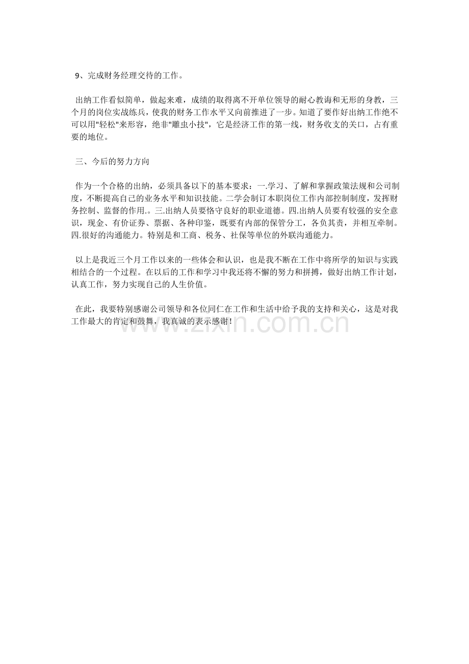 出纳转正工作总结3.doc_第2页