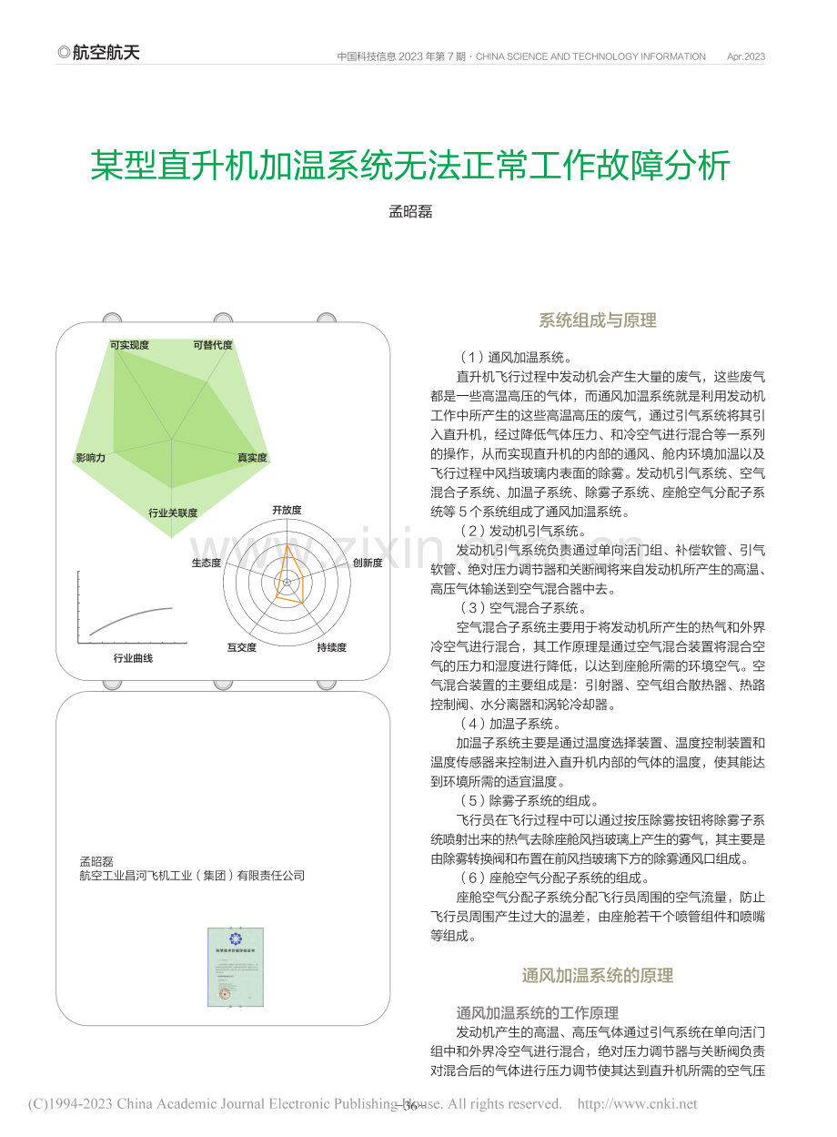 某型直升机加温系统无法正常工作故障分析_孟昭磊.pdf_第1页