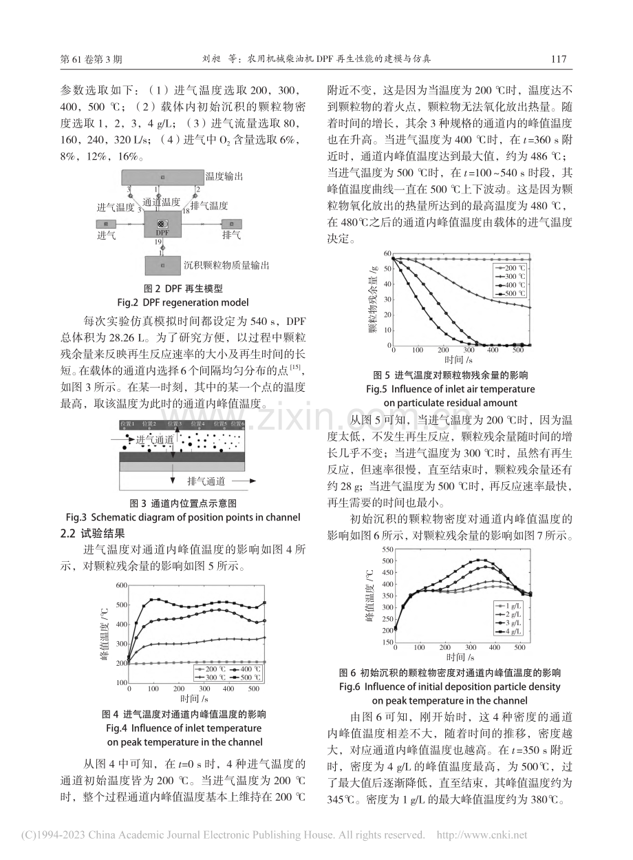 农用机械柴油机DPF再生性能的建模与仿真_刘昶.pdf_第3页