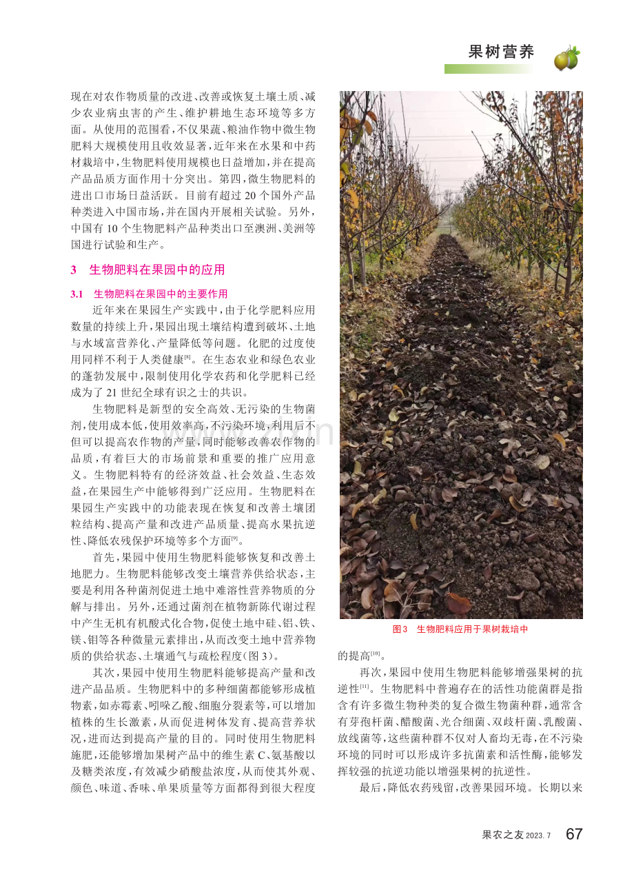 生物肥料概述及其在果园中的应用研究.pdf_第3页