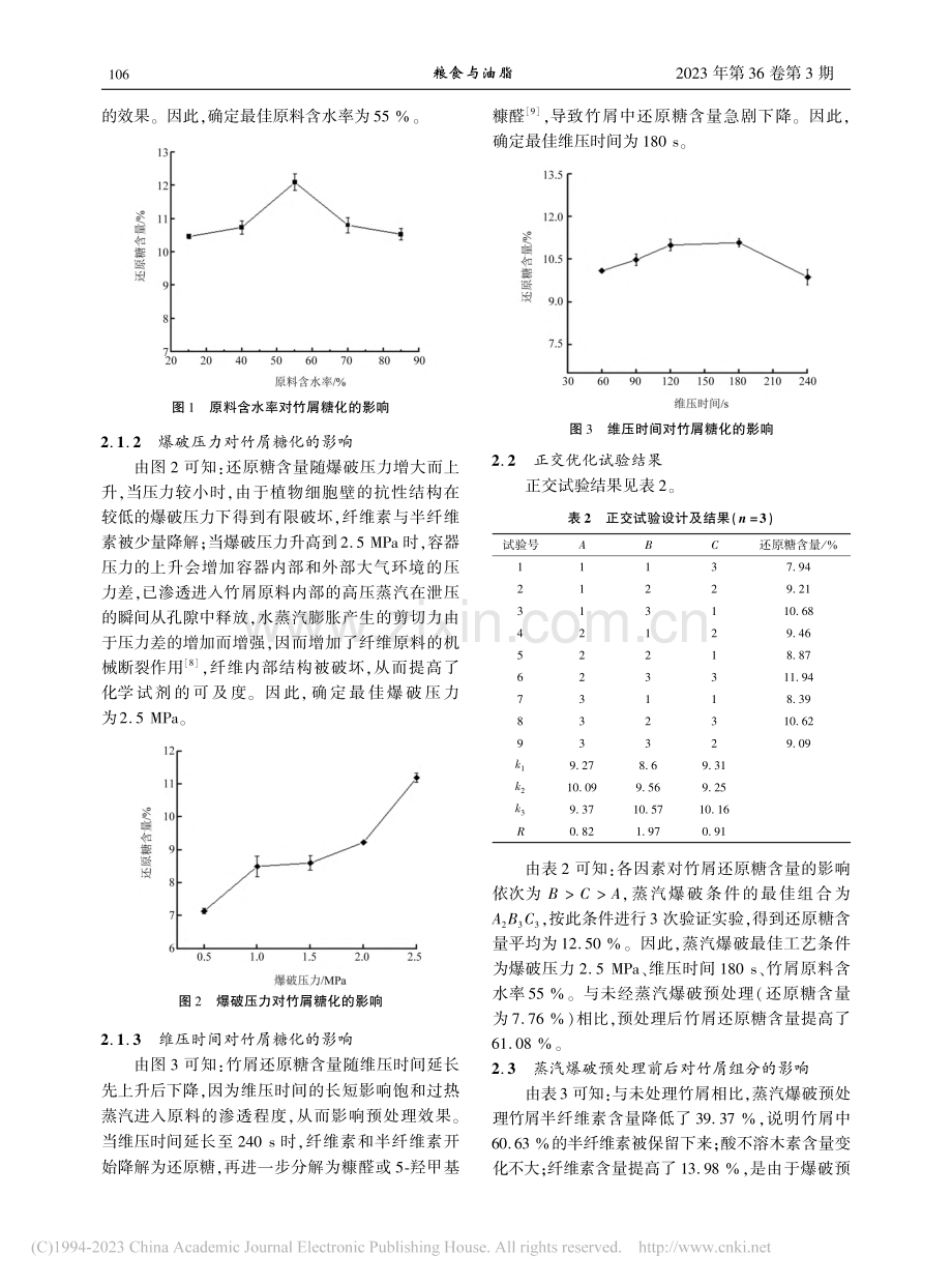 蒸汽爆破预处理提高竹屑糖化效果的研究_杨春柳.pdf_第3页