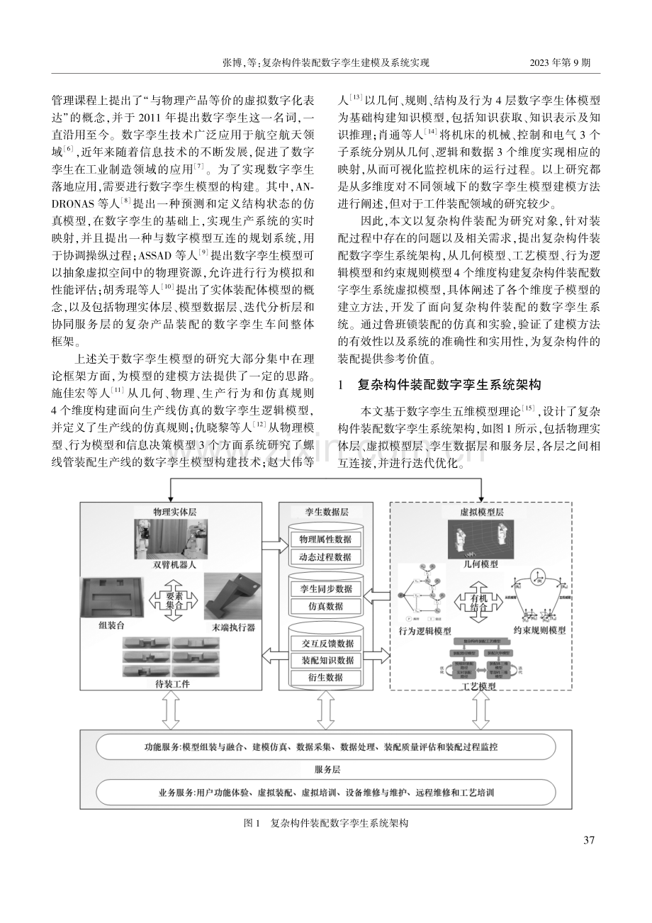 复杂构件装配数字孪生建模及系统实现陕西省重点研发计划项目（2021SF-429）.pdf_第2页