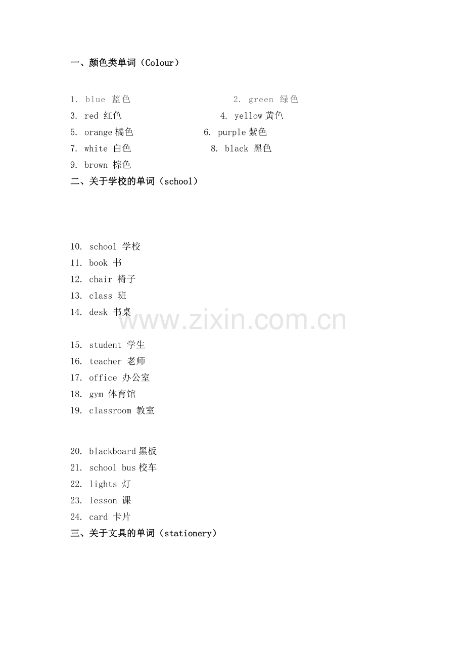 小学英语总复习20项专题材料汇总.docx_第1页