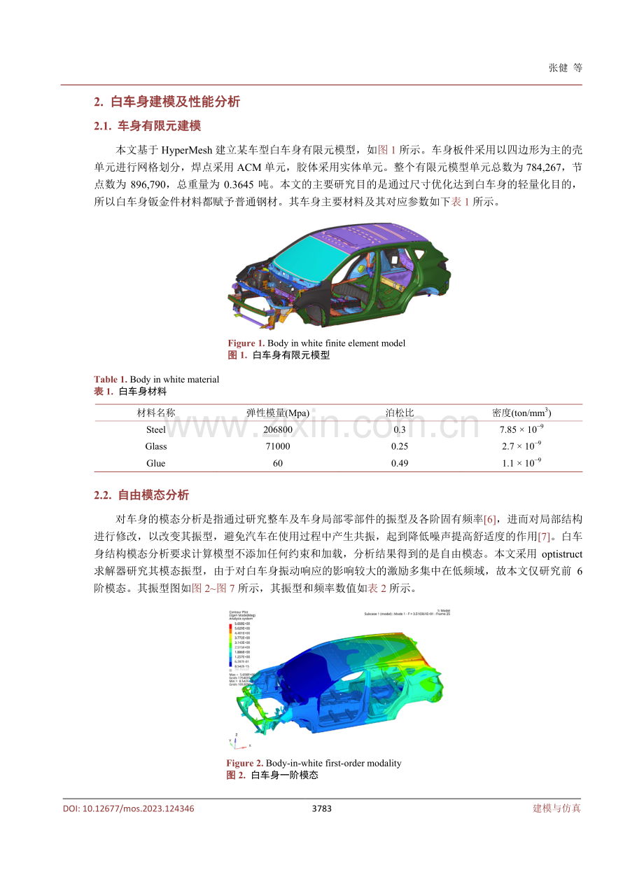 基于响应面的白车身轻量化多目标优化设计.pdf_第3页