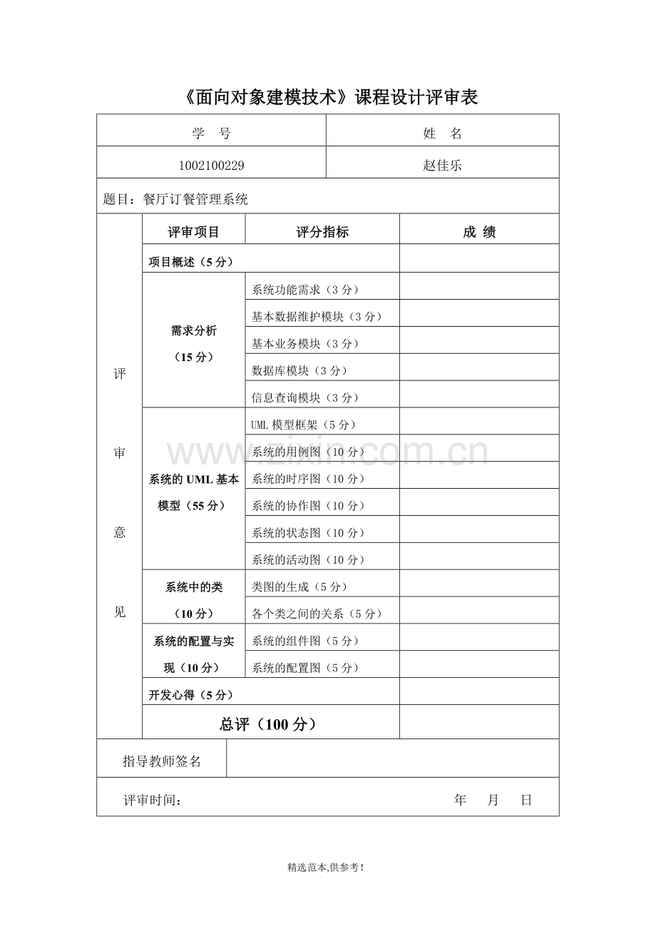 餐厅订餐管理系统建模作业.doc_第2页