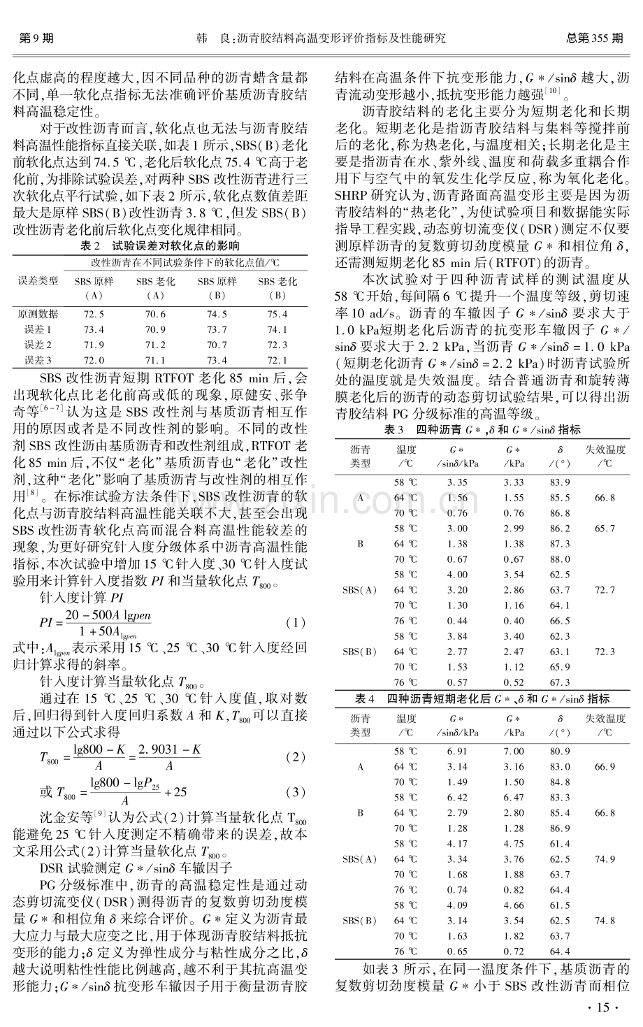 沥青胶结料高温变形评价指标及性能研究.pdf_第2页
