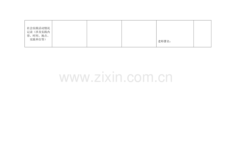 陕西省普通高中学生综合实践活动记录表.doc_第2页