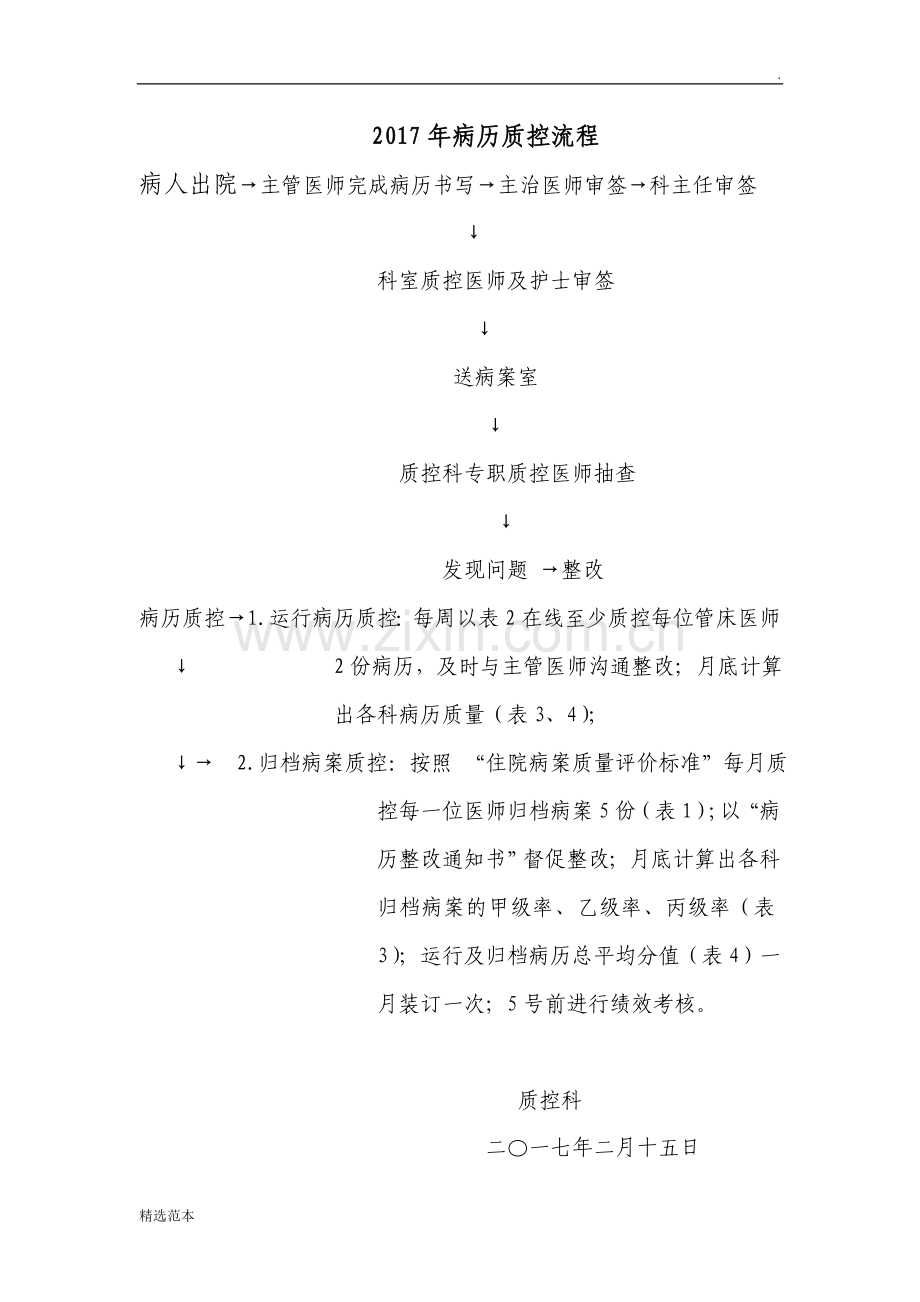 病历质控流程.doc_第1页