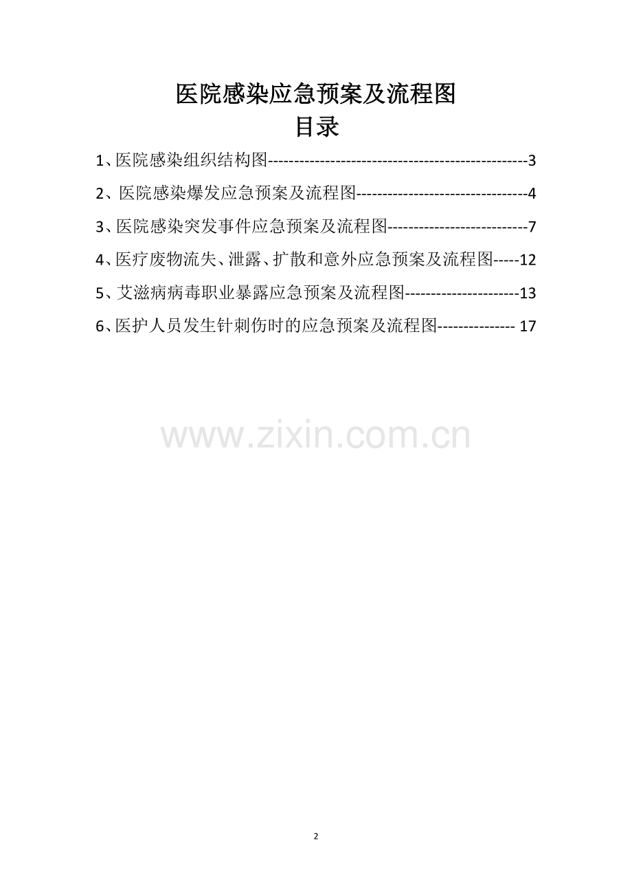 医院感染应急预案及流程图.doc_第2页