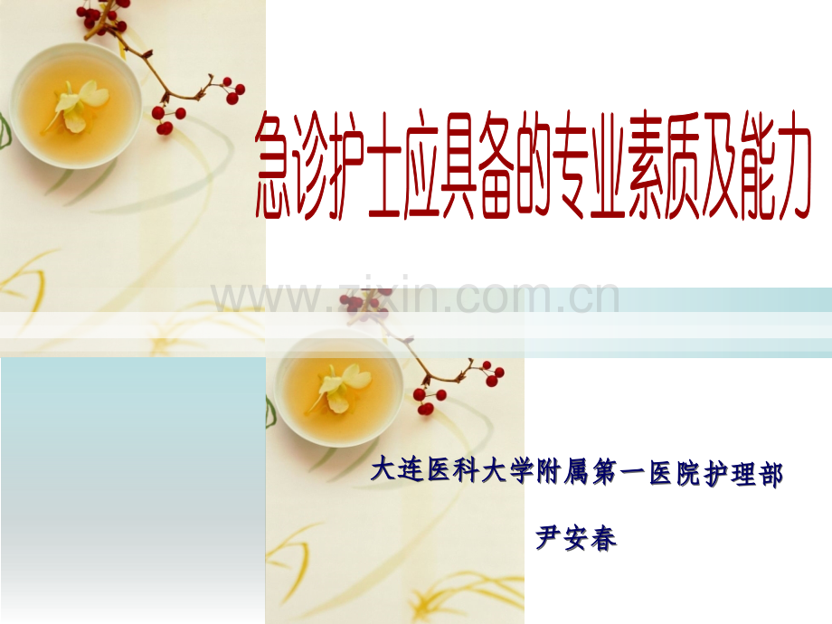 急诊护士应具备的专业素质及能力ppt课件.ppt_第1页