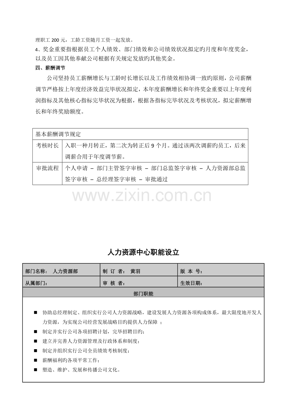 人力资源部薪酬方案.doc_第2页