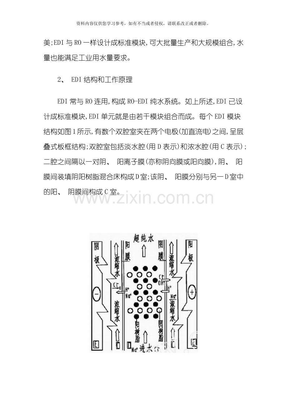 EDI超纯水工程技术发展及市场分析模板.docx_第2页