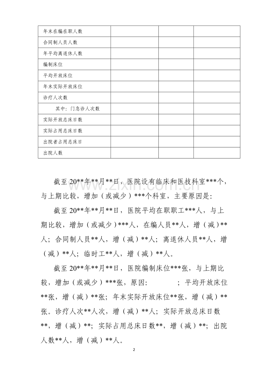 公立医院年度财务分析报告模板.doc_第2页