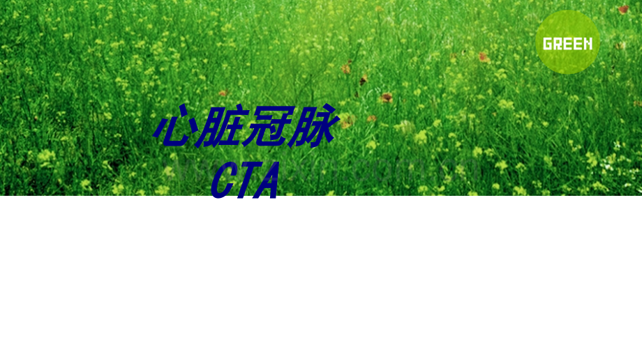 心脏冠脉CTA优质PPT课件.ppt_第1页