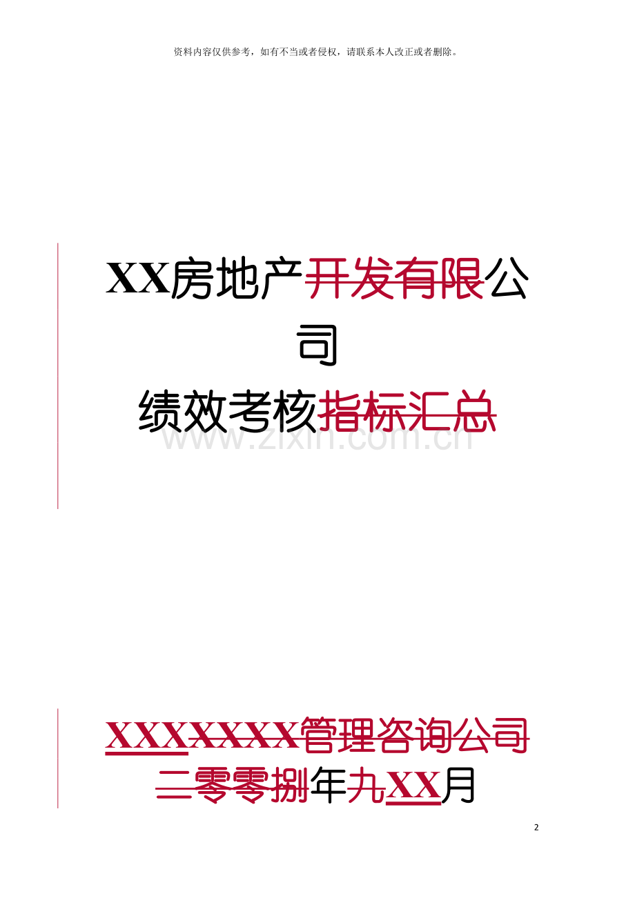 房地产公司绩效考核方案模板.doc_第2页