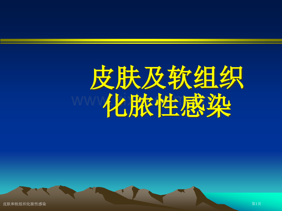 皮肤和软组织化脓性感染.pptx_第1页