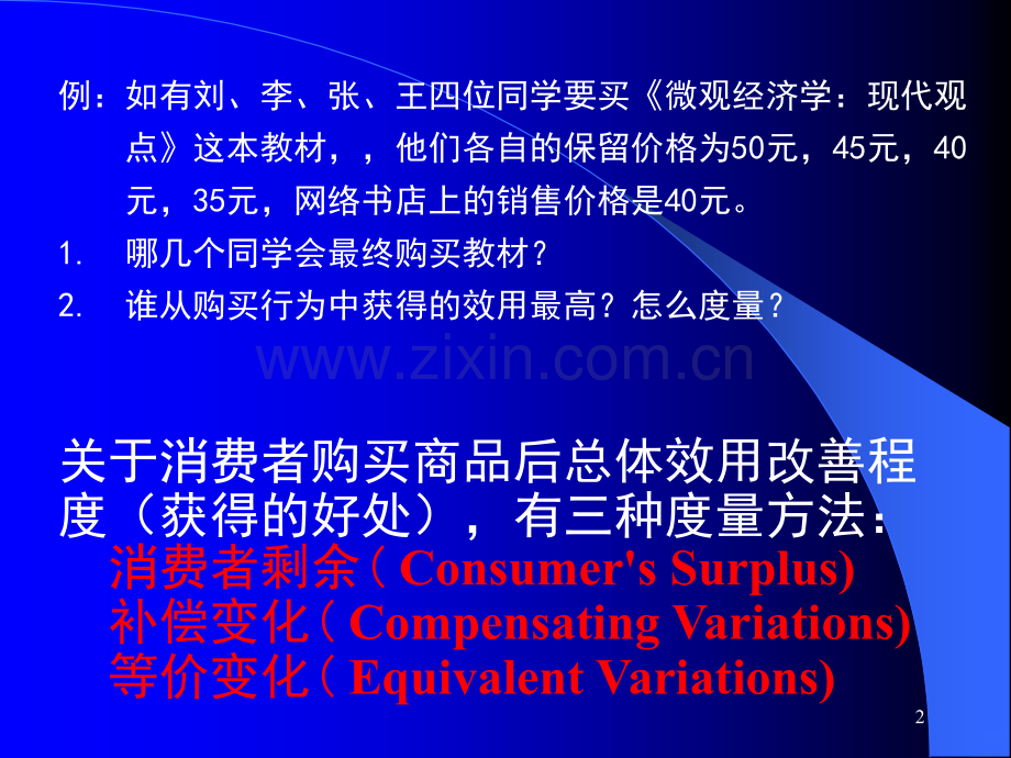 专题一消费者行为之消费者剩余chpPPT课件.ppt_第2页